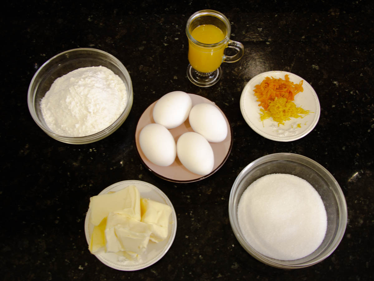 mise en place budin quatre quarts