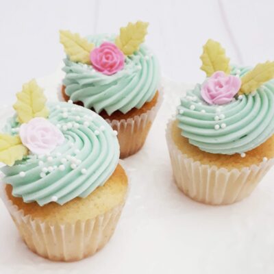 Mini cupcakes de vainilla