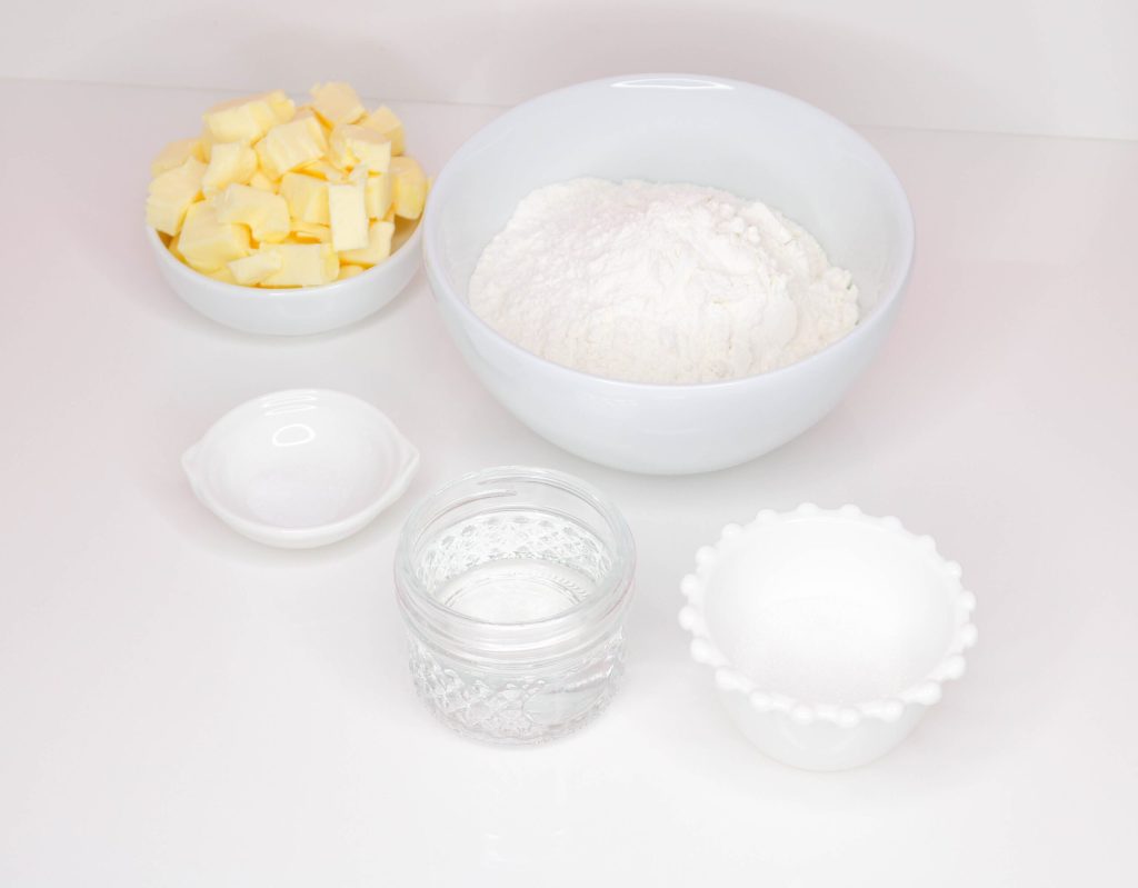 mise en place galette ciruelas