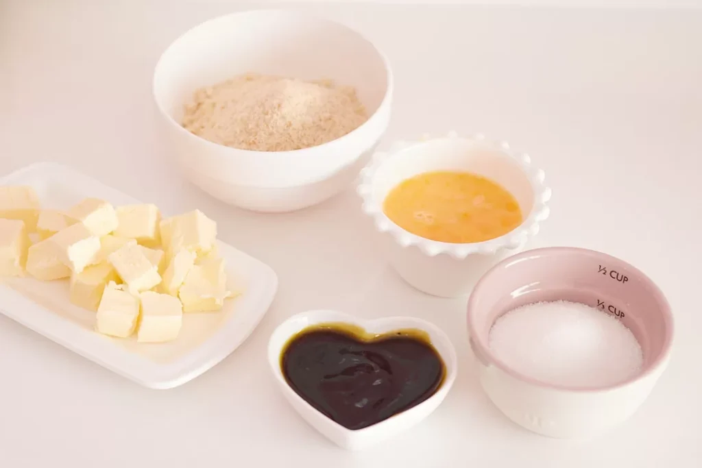 mise en place crema de pistacho