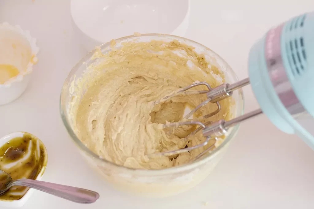 crema de pistacho mezclar