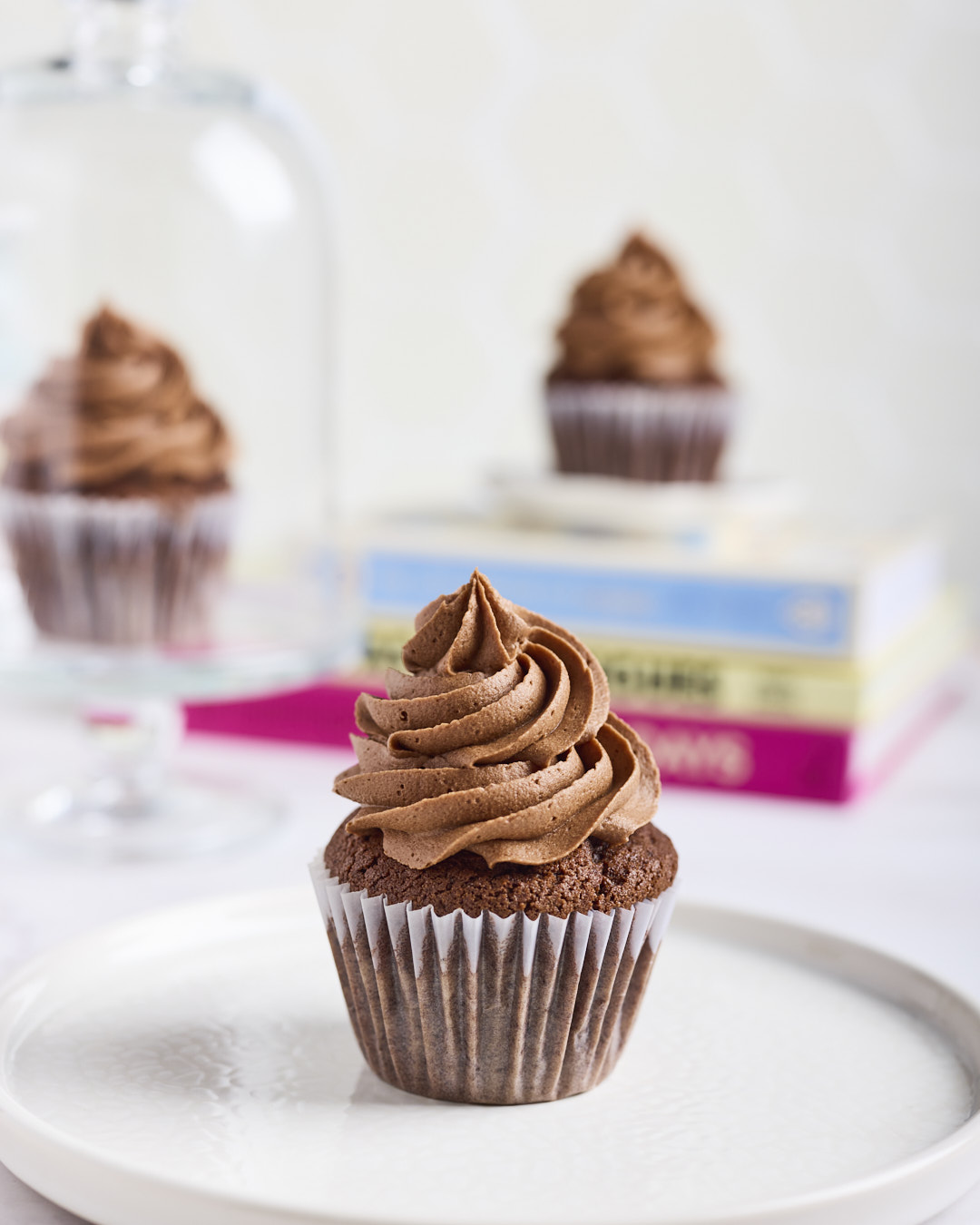 cupcakes de chocolate