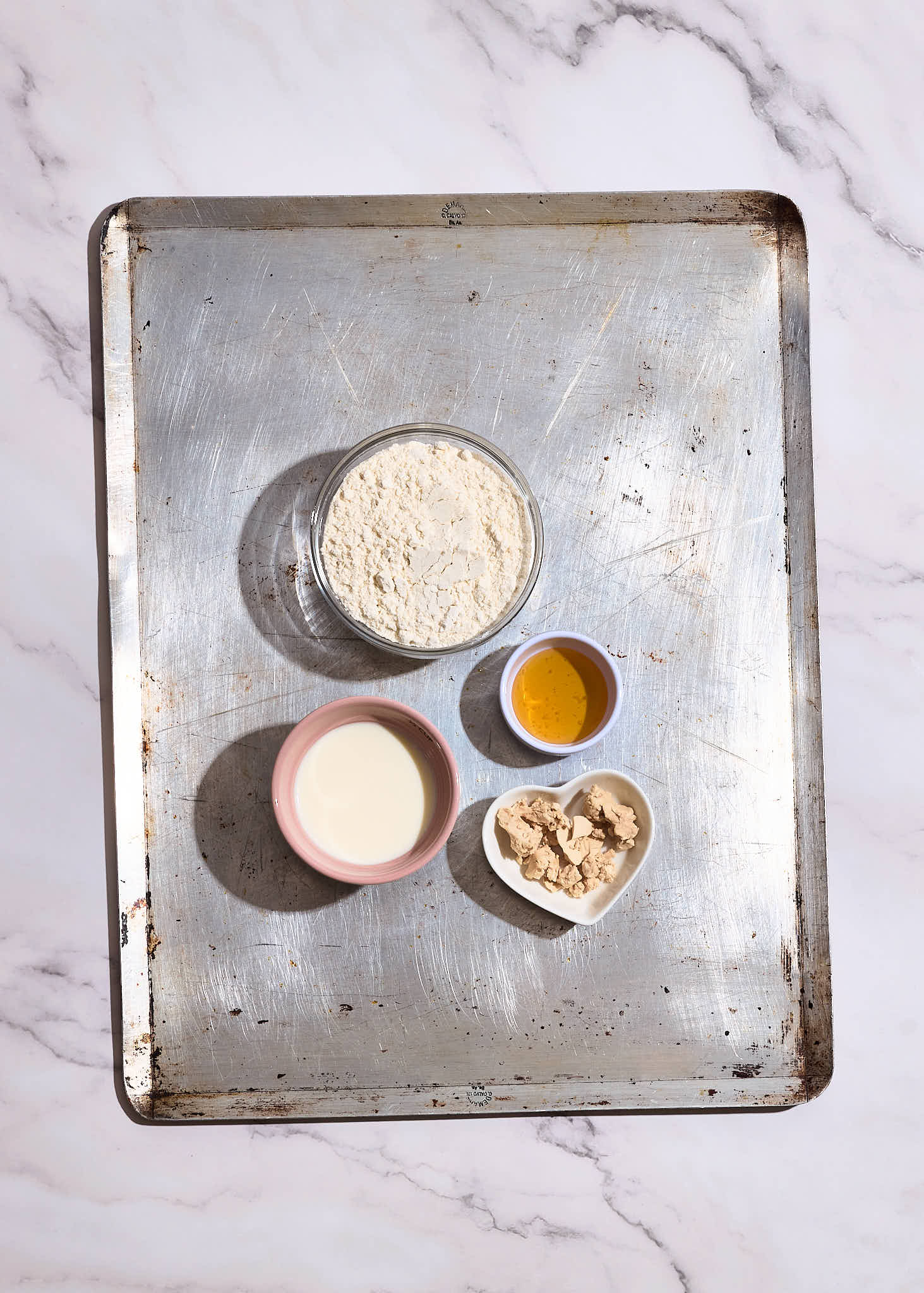 mise en place masa previa rosca